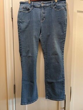 NYDJ Marilyn Straight Jeans,14P